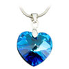 pvsek SWAROVSKI ELEMENTS srdce 18mm crystal bermuda blue etzek