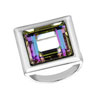 prsten ze SWAROVSKI ELEMENTS guad 14mm v barvě vitr.light plastový box