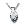 přívěsek ze SWAROVSKI ELEMENTS Cubist 22mm crystal silver shade Ag 925/1000