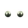 naušnice ze SWAROVSKI ELEMENTS perla 6mm černá Ag 925/1000 krabička