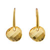 náušnice zlatá barva SWAROVSKI ELEMENTS twist 18mm crystal golden shadow  Ag 925/1000 krabička