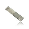 pamov medium silver USB ze SWAROVSKI ELEMENTS 8 GB crystal silver shade