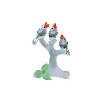 Křišťálová figurka Preciosa ptačí sbor