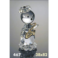 Sklenn kilov figurka saxofonista