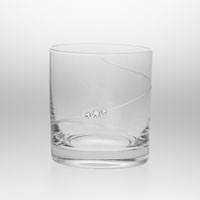 Kilov skleniky na whisky se SWAROVSKI ELEMENTS set 6ks 280ml crystal