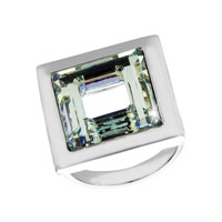 Prsten ze SWAROVSKI ELEMENTS guad 14mm v barv crystal c.v.si. plastov box