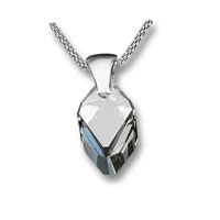 Pvsek ze SWAROVSKI ELEMENTS Cubist 22mm crystal silver shade Ag 925/1000